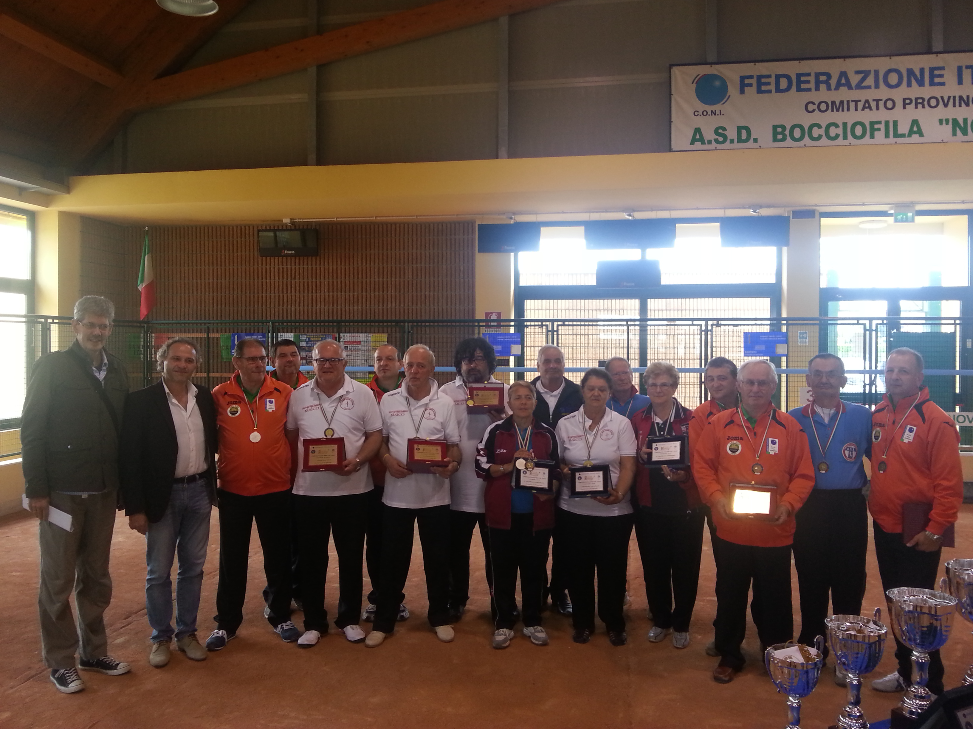 Campionato FSSI di Bocce Metalliche “volo” svoltosi a Noventa di Piave (VE) nei giorni 17-18 maggio 2014