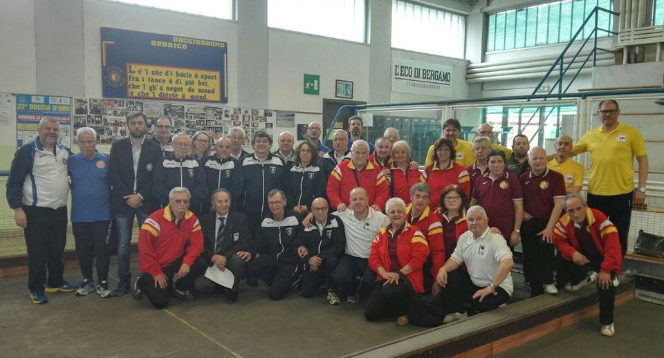 Campionato FSSI di Bocce svoltosi a Bergamo nei giorni 2-3 Aprile 2016