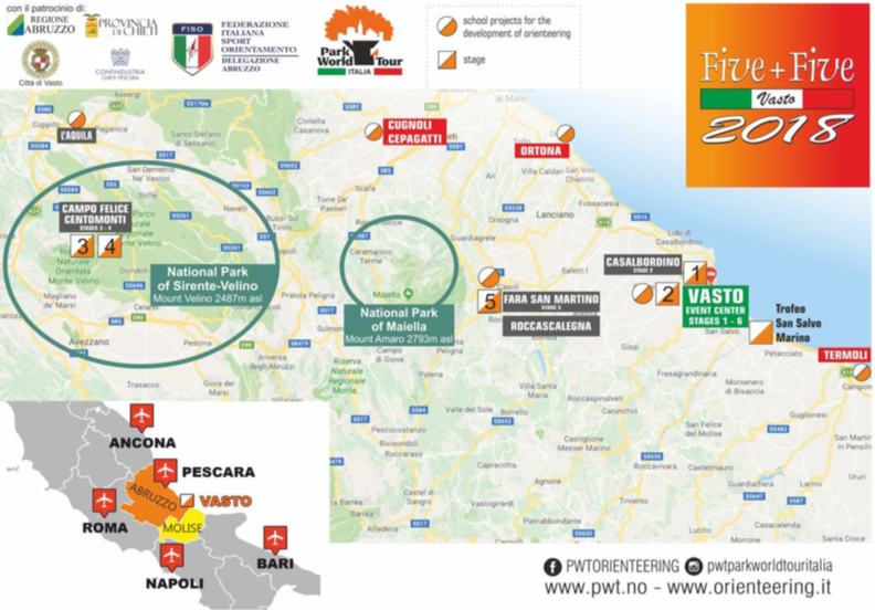1-5 Ottobre, Vasto (CH). Deaf Orienteering Italia 1-5 Ottobre, Vasto (CH). Deaf Orienteering Italia