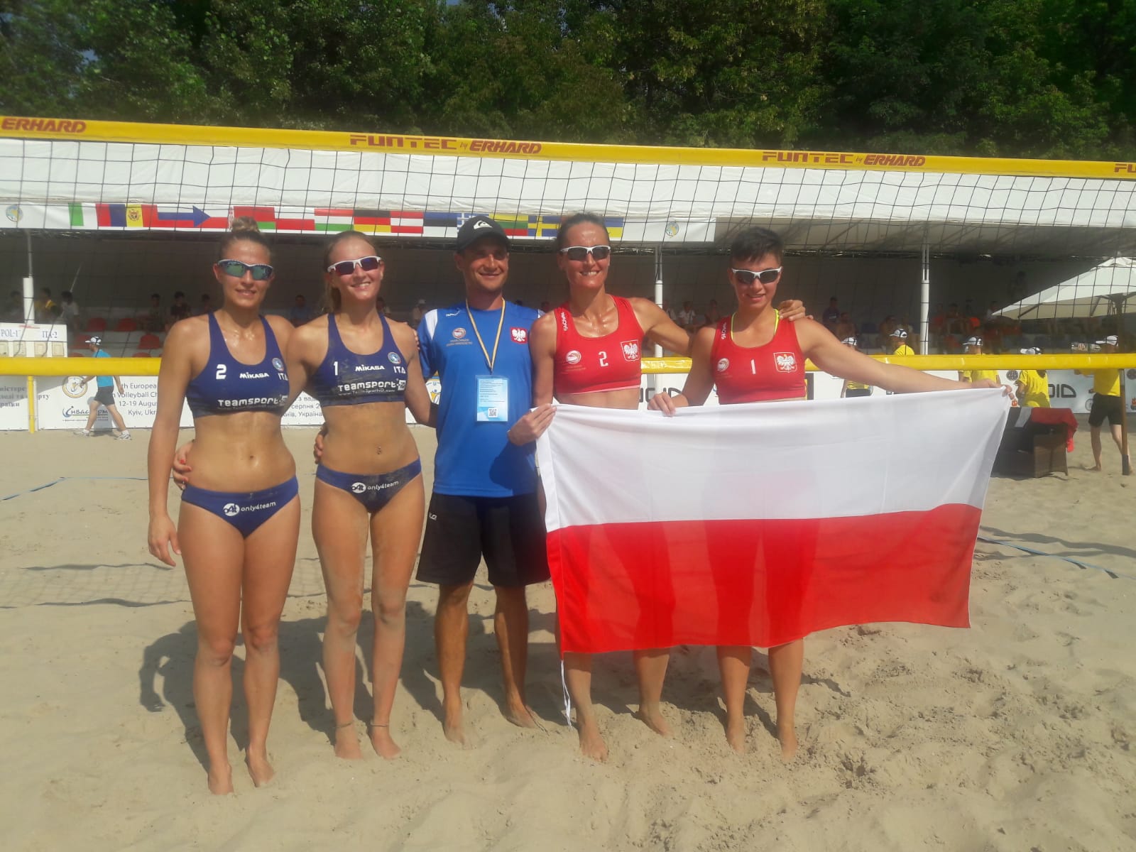 4th EC Beach Volley a Kiev – Le azzurre perdono contro la Polonia 2-0