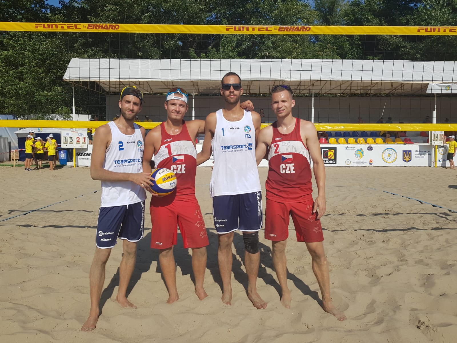 4th EC Beach Volley a Kiev – Gli azzurri perdono contro la Repubblica Ceca 2-0