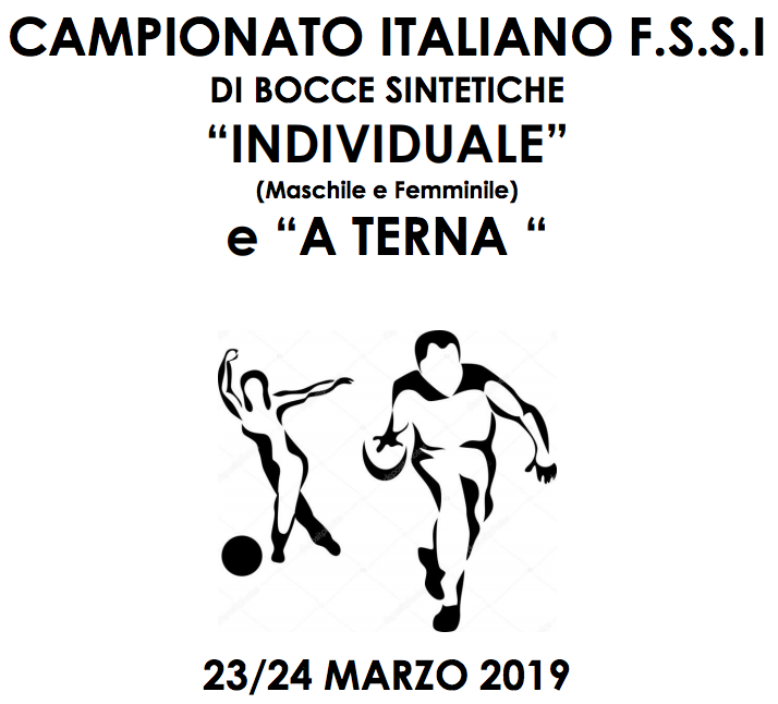 23-24 Marzo, Zelarino (VE). Campionato FSSI di Bocce Sintetiche 23-24 Marzo, Zelarino (VE). Campionato FSSI di Bocce Sintetiche