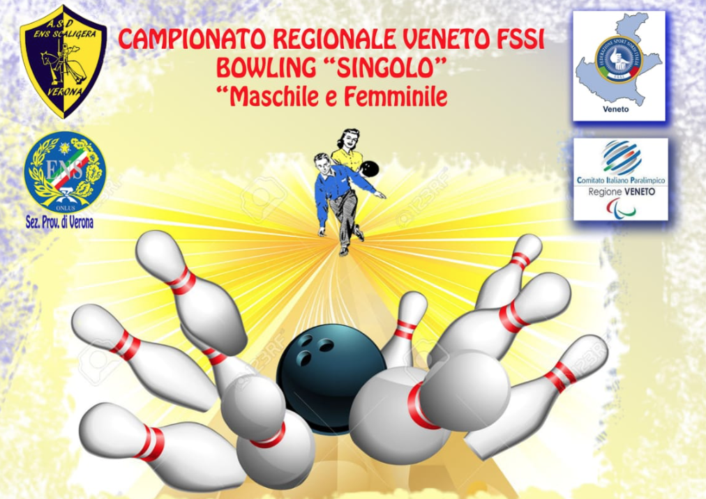 12 Aprile, Rubano (PD). Campionato Regionale FSSI di Bowling Singolo M/F