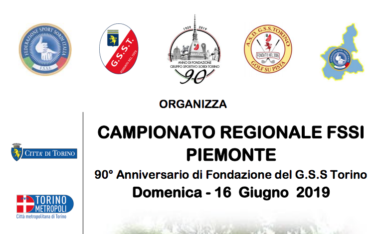 16 Giugno, Torino (TO). Campionato Regionale FSSI di Golf su Pista 16 Giugno, Torino (TO). Campionato Regionale FSSI di Golf su Pista