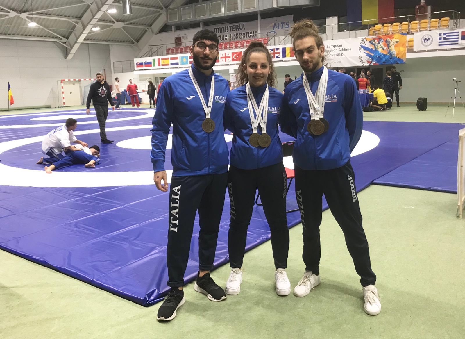 Bottino di medaglie agli Europei di Pagrantion Athlima in Romania per gli atleti della New Kodokan Bottino di medaglie agli Europei di Pagrantion Athlima in Romania per gli atleti della New Kodokan