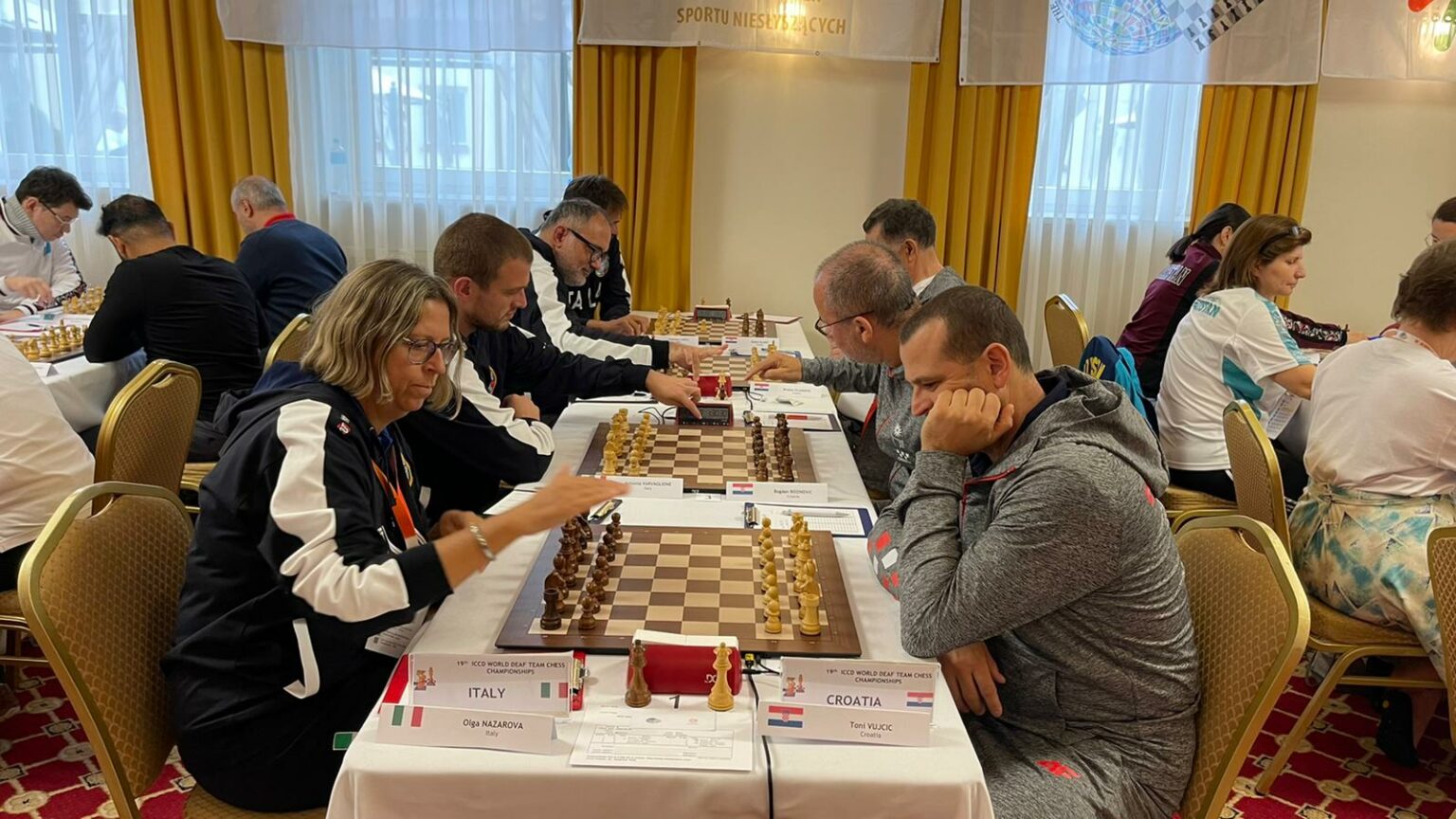 Nella giornata odierna, nell’8 turno, l’Italia affronta la Croazia in incontro duro,contro i primatisti del torneo