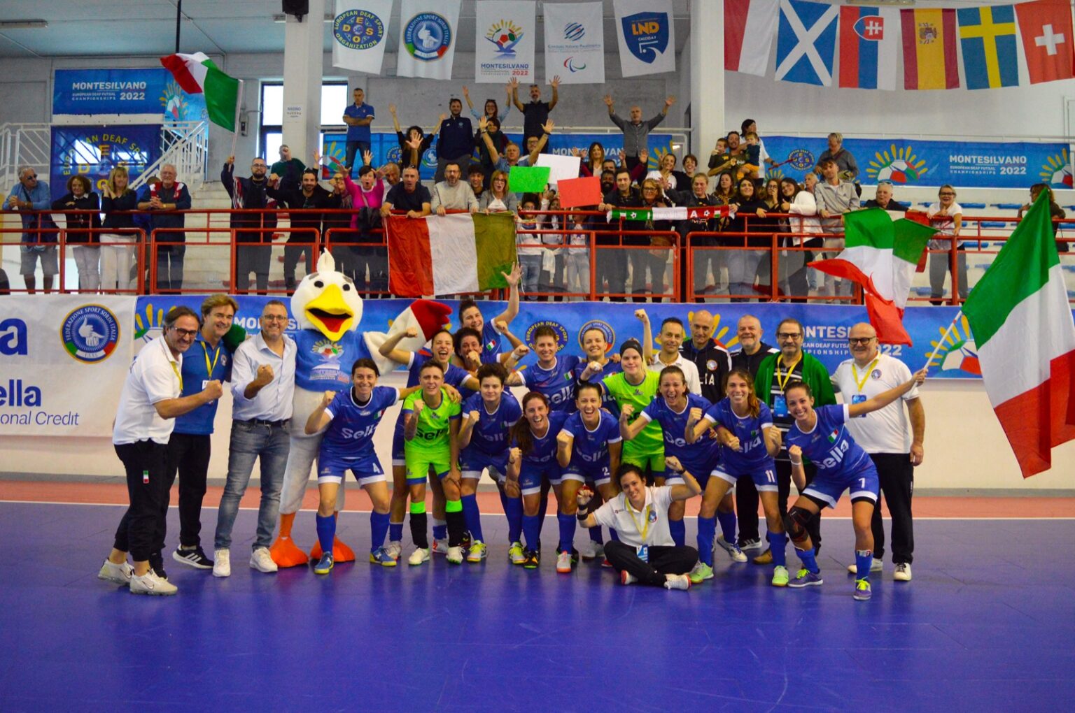 EDFC 2022 – Grande prova di forza delle nostre azzurre, contro la Svezia finisce 3-1