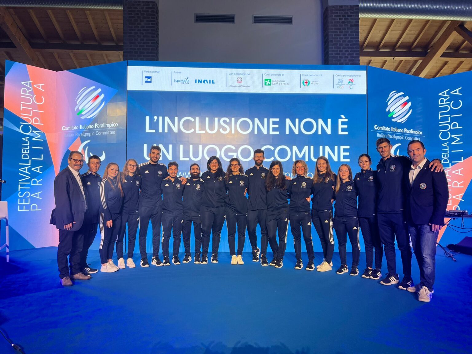 Premiati gli atleti azzurri medagliati al Festival delLA Cultura Paralimpica