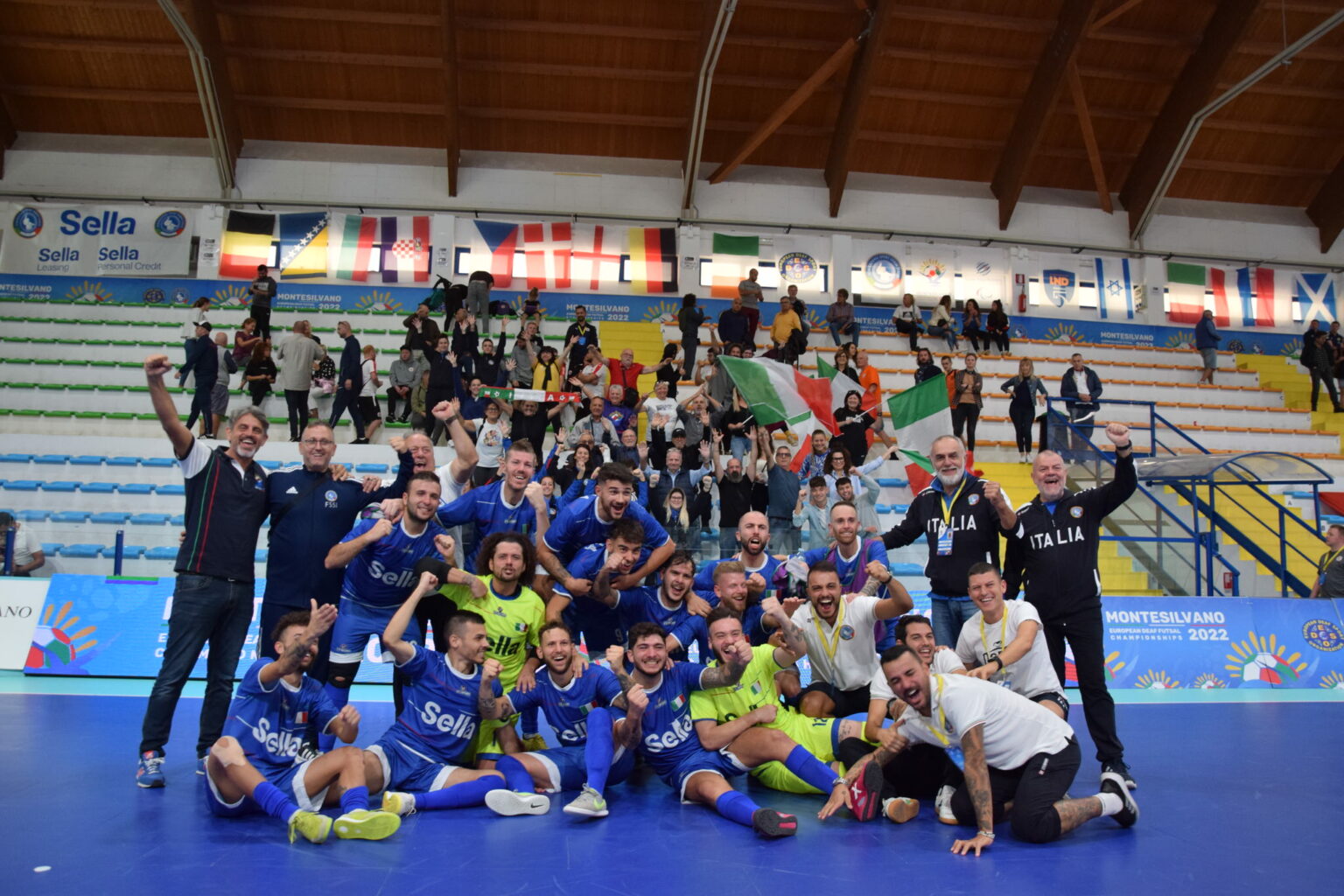 EDFC 2022 – Italia travolgente con l’Olanda (7-1) azzurri in semifinale