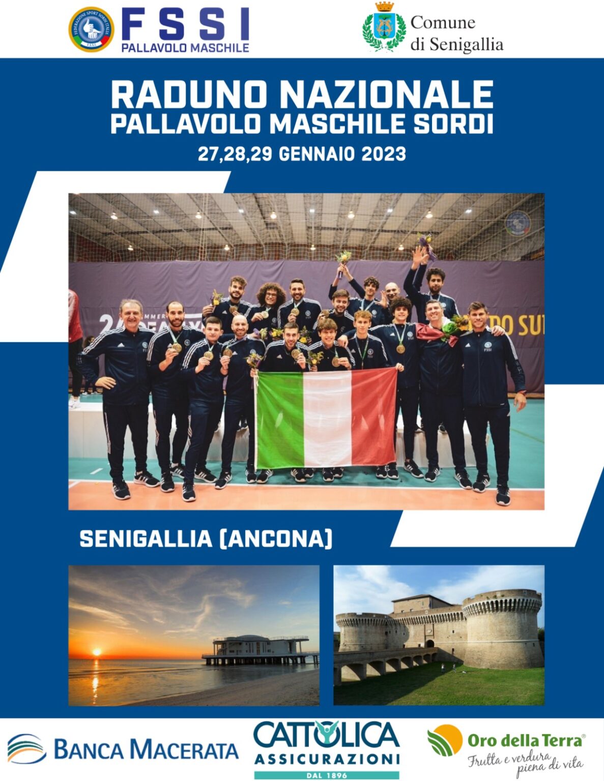 Raduno di preparazione per la Nazionale FSSI di Pallavolo Maschile