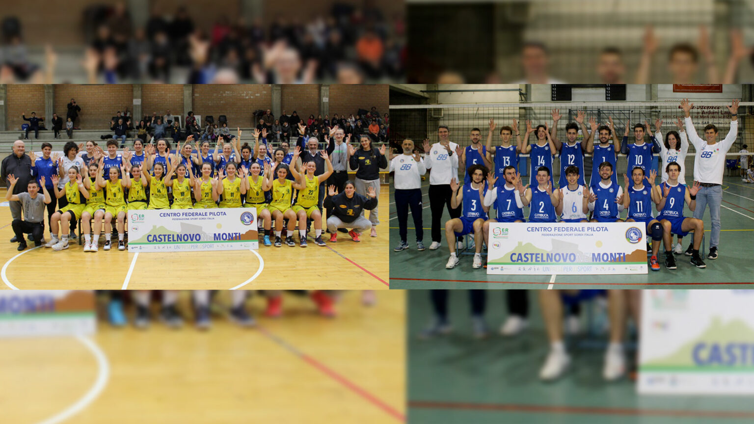 Raduno di preparazione per le nazionali di basket femminile e pallavolo maschile