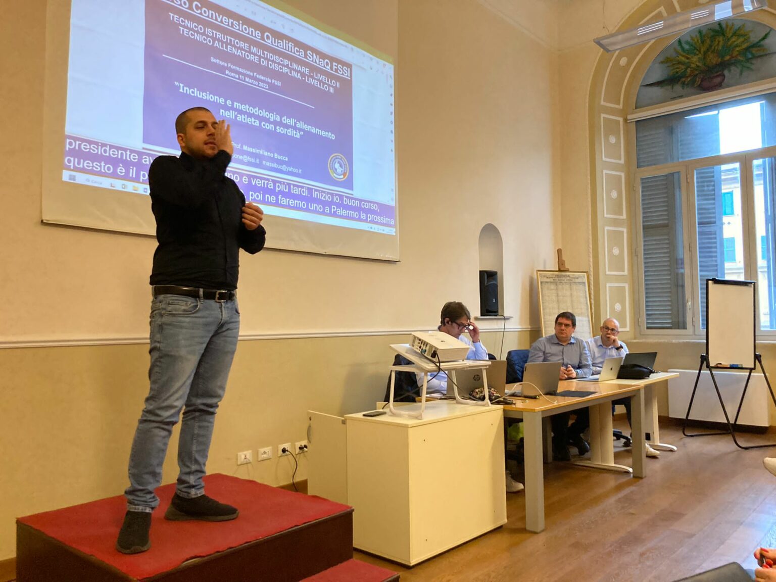 La formazione del settore tecnico e degli allenatori di disciplina: una giornata storica per la FSSI