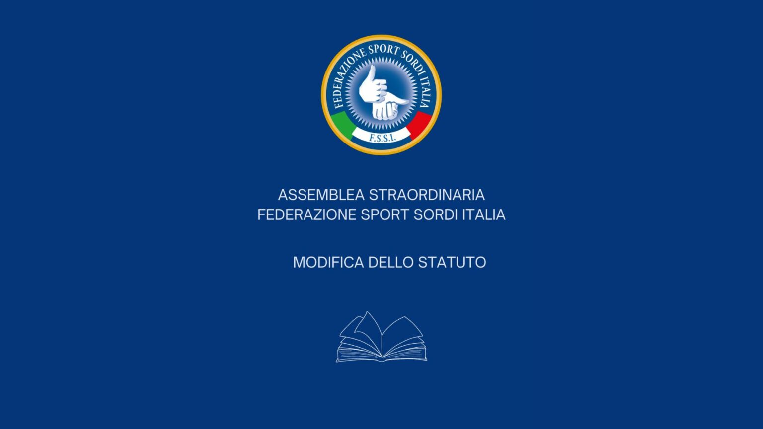 Assemblea straordinaria FSSI, video informazioni per le ASD affiliate