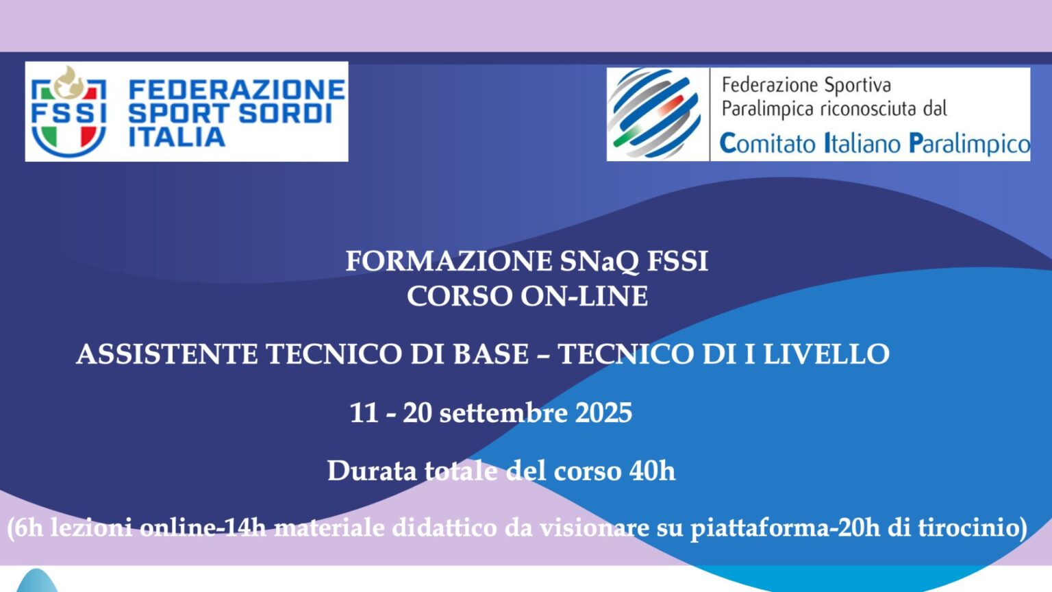Corso di formazione online Snaq – Assistente Tecnico di base – Tecnico di I Livello