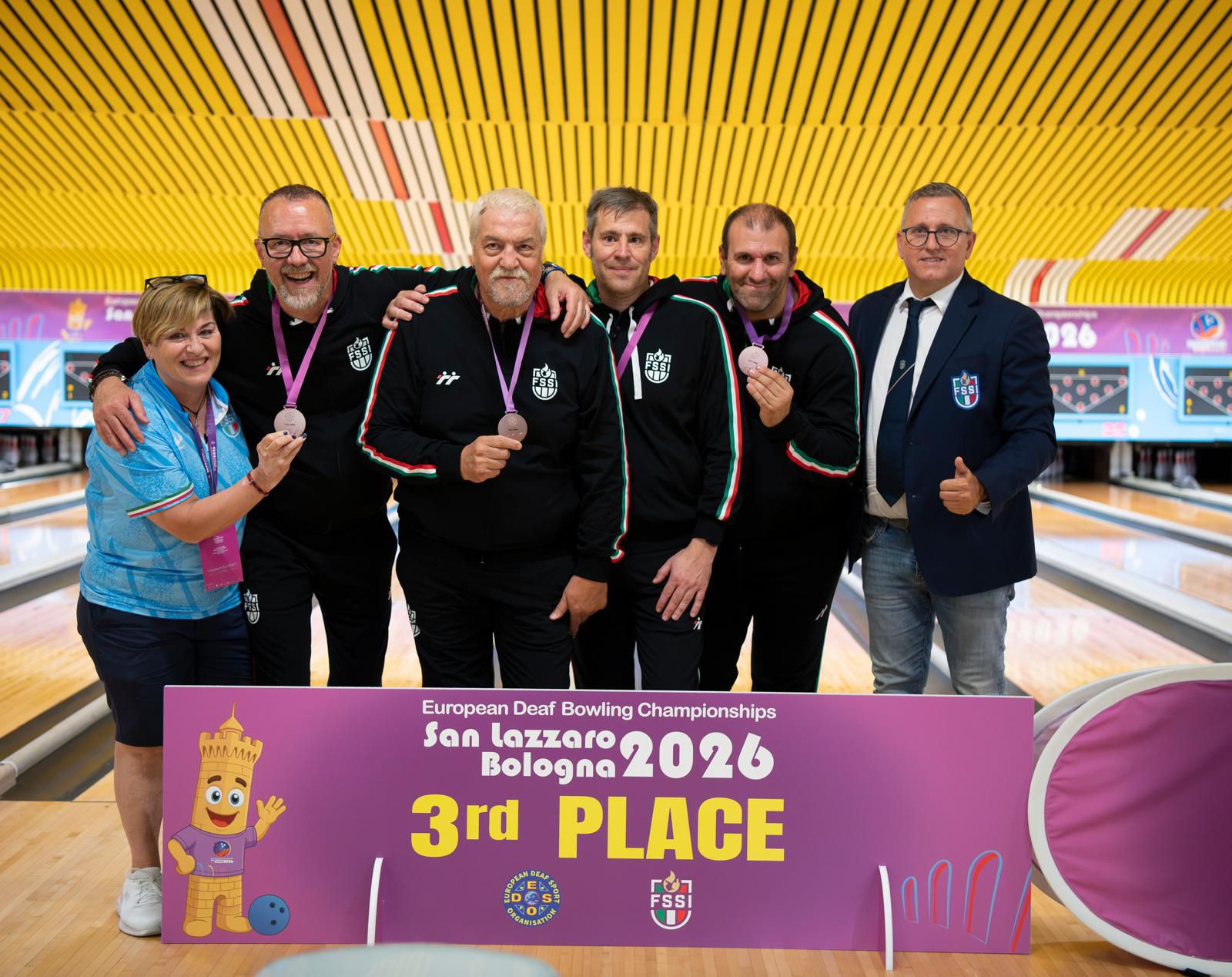 Europeo di Bowling: bronzo per il tris maschile azzurro